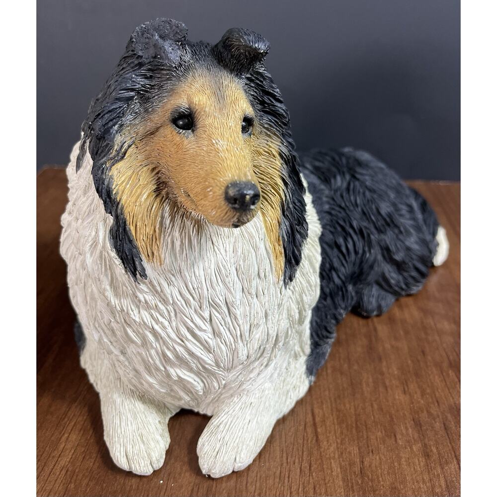 Sandicast 1987 Sculpture Sable Collie Sheltie Dog Statue Figure Sandra Brue - Picture 8 of 11